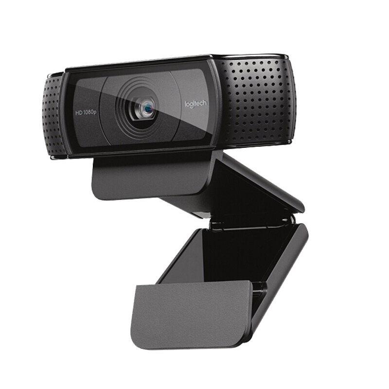 罗技(logitech) c920e 主播专用摄像头 高颜值 美颜摄像头 直播立体声