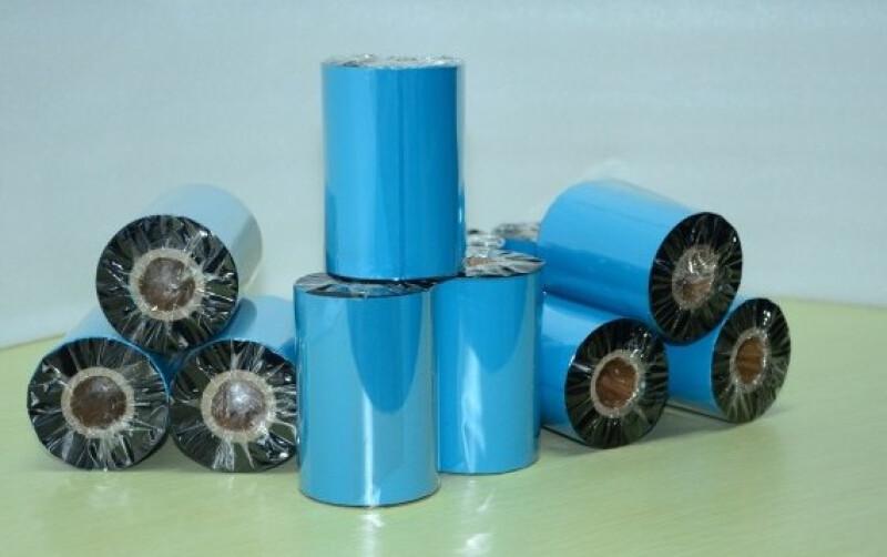 富士混合基碳带抗刮清晰条码纸碳带铜版纸 60mm*70m富士碳带